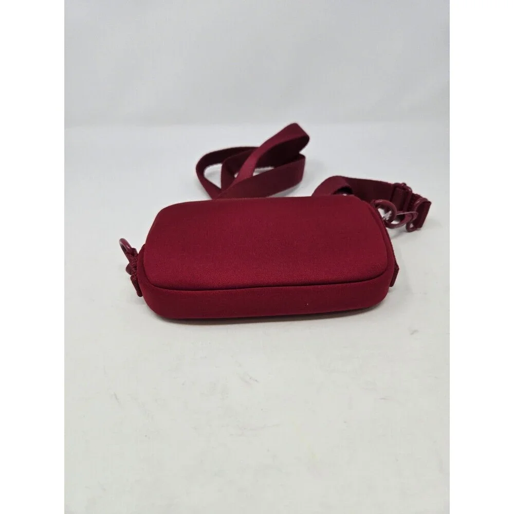 NWOT DAGNE DOVER X SEPHORA MAROON WINE CROSSBODY SLING BAG MINI WOMEN OS TRAVEL